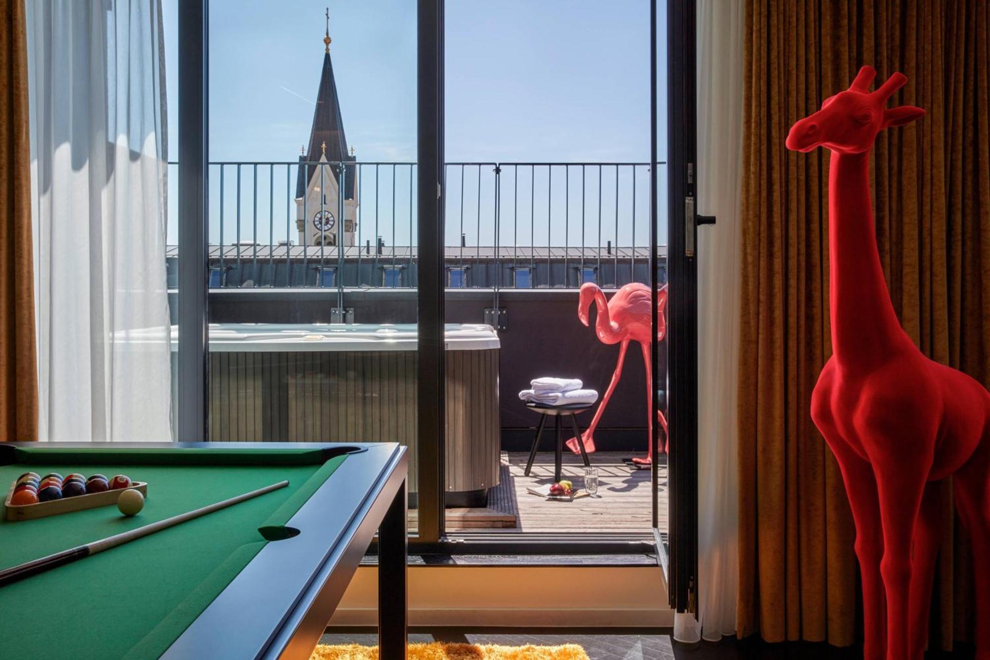 รูมเมอร์ส มิวนิค ออโตกราฟ คอลเลคชั่น Hotel มิวนิก ภายนอก รูปภาพ The view from the penthouse